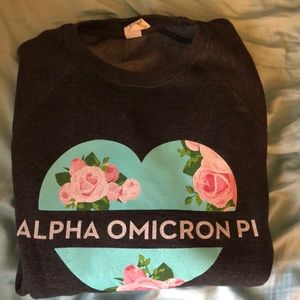 Medium Grey AOII sweater